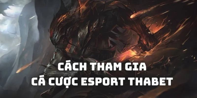 Chia sẻ cách thức tham gia cá cược esport Thabet