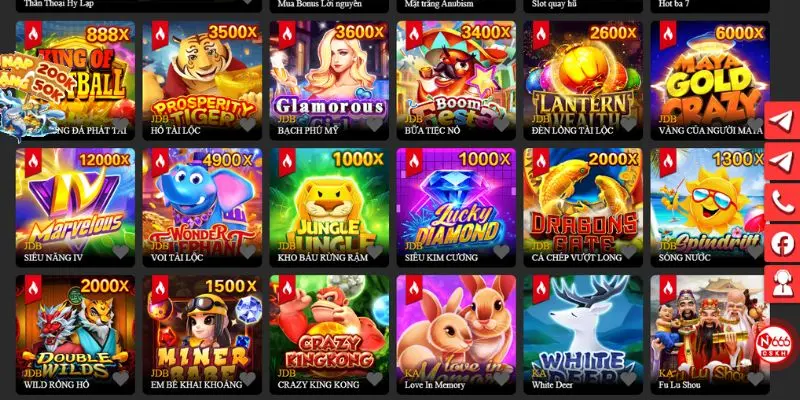 Giới thiệu N666 mang đến thông tin về sảnh nổ hũ - sân chơi sôi động với nhiều Jackpot cực khủng